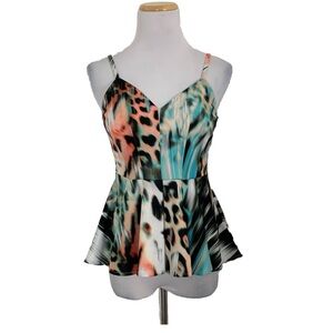 BEBE SEXY MULTICOLOR TOP